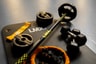 Pumpset met stang, clips en gewichtsschijven